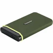 Transcend Esd380c 4 TB Portable Solid State Drive - External - Military Green - Notebook, Smartphone, Desktop PC