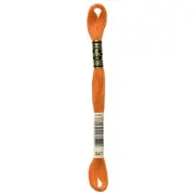 DMC 6-Strand Embroidery Cotton Floss, Burnt Orange