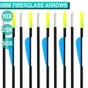 UP TO 100PCS 31" FiberGlass Arrows Archery Hunting Compound Bow Fiber Glass Bows