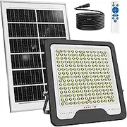 MUSOLA 1800W Solar Lights Outdoor, 44000LM Solar Garden Lights, Dusk to Dawn Auto On/Off IP66 Waterproof for Wall Porch, Balcony, Yard, Garage Barn, Garden, Lawn