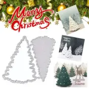 Christmas Tree Metal Cutting Dies DIY Stencil Mould Embossing Card Cutter QG