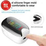 Fingertip Pulse Oximeter SpO2 Blood Oxygen Monitor OLED Display Home Use