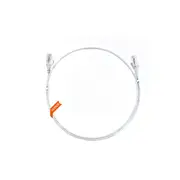 50Pcs Cat 6 Ultra Thin Lszh Ethernet Network Cable White