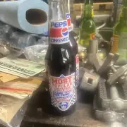 Vintage Pepsi Bottle Longneck Richard Petty # 43 1984 Most Career Victories