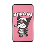 三麗鷗 SANRIO KUROMI 珊瑚絨毛巾 16X28IN 高吸水性,柔軟速乾,適合家庭、旅行浴室、健身房等。