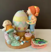 1985 CABBAGE PATCH KIDS PORCELAIN BISQUE FIGURINE EASTER ARTISTS #5478