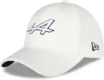 Alpine F1 Team Official Official Cord Baseball Cap White Blue