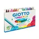 【義大利 GIOTTO】076300 可洗式兒童安全彩色筆(18色) /盒