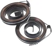 OSALADI Replacement Drill Press Quill Feed Spring 2pcs Coil Spindle Spring Made of Steel Long-lasting Fit