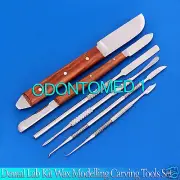 Dental Lab Kit Wax Modelling Carving Tools Set Instruments Stainless DN-2009