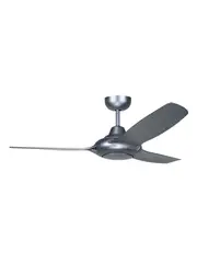 Hyperion 127cm DC Fan with Light in Silver