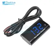DC 12V 0.28 Inch Dual Display LED Digital Temperature Sensor Voltmeter Thermomet