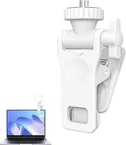 Monitor Camera Mount Clamp | Anti-Slip Camera Replacement Clip,LED Lamp Attachment, Portable Phone Mount with 1/4 Screw Connector for Phone Tripod