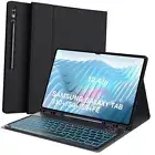 Keyboard Case for Samsung For Tab S10 Plus & S9 Plus & S9 Plus FE 12.4‘’ Black