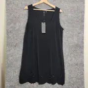 TS Taking Shape Top Womens Plus Size XS Black Stretchy Tank Classic New Ladies