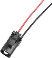 BIZOCA 2 Pin Black Automotive ABS Sensor Socket Starter Waterproof Connector MG651092-5 for 7283-7029-40 7282-7029-40(Multi)