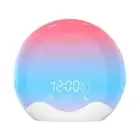 Multifunctional Wake Up Light Alarm Clock Simulated Sunrising Christmas Gift