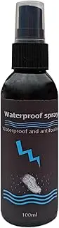 [Generic] Shoe Protector Spray Waterproof And Stain, 100ml Canvas Shoe Protector Spray, Nano Protection, Stainproof Waterproof Boots Spray for Hunting Hiking Outdoor Boots, Sneaker, Black, Refer to
