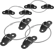 Milisten 4Sets Furniture Safety Anchors Easy Install Dresser Wall Safety Straps for Proofing Bookcases Cabinets Wardrobes Prevent Tipping Over Includes Screws