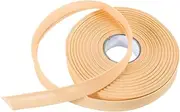 sourcing map 3/4 Inch Single Fold Bias Tape Polyester Continuous Bulk Bias Tape for Sewing, Seaming Quilting Hemming Binding Crafts (Light Orange 25 Yards)