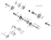 Polaris Drive Shaft, Genuine OEM Part 0452525, Qty 1