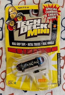 Vintage 2000 Tech Deck Mini Birdhouse Andrew Reynolds Game Boy Color New/Sealed