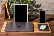 Wooden Computer Laptop Desk Table from Walnut Handmade