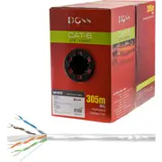 DOSS C6RWHT 305M Cat6 Solid Cable White Sold As Roll Only 305M CAT6 SOLID CABLE WHITE