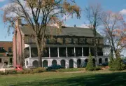 The officers barracks in Fredericton New Brunswick Canada circa 1960 Old Photo