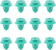 OTOTEC 30pcs Door Inner Lining Panel Decorative Clip Protective Door Panel Fixing Clip 91560SZW003 Compatible with Honda Accord Civic Jazz and CR-V, Green