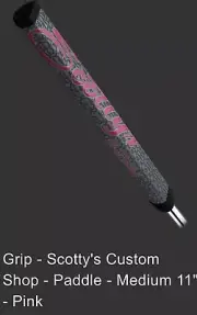 NEW! Scotty Cameron M Scotty's Custom Shop Putter Paddle Grip Medium 11" Pink