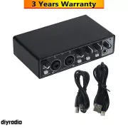 MD22 USB Audio Interface External Sound Card for Studio Livestream KTV Recording