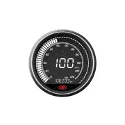 SAAS Speedometer Gauge 0 - 220 KPH 80mm In Dash Muscle Digital Series
