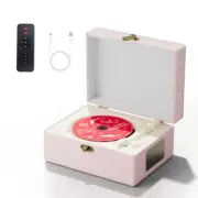 Time Music Box CD Player with Speakers; Bluetooth Transmitter; Festival Gift;...