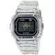 【CASIO 卡西歐】G-SHOCK 40週年限定 獨特透視錶面 半透明 經典方型 DW-5040RX-7_42.8mm