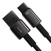 Baseus Tungsten Gold 66W USB A to USB Type-C Fast Charging Cable Data Transfer
