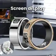 Smart Ring - Screen Display, Health Monitor Waterproof, Multi-Sport Modes