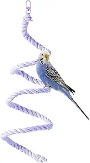 Bird Climbing Rope | Flexible Bird Swings for Parrots Cockatiel Peony,Colorful Chewing Toys Ladder Small Medium Macaw Cotton Strap
