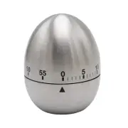 Egg Shape 60 Minutes Timer Metal Easy Operated Kitchen Timer for Cooking Baking