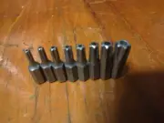 8x ABW Torx Screwdriver Bits security hole T10 T15 T20 T25 T27 T30 T40 T45 CrvMO