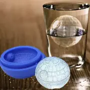 2x Silicone Ice Cube Tray Death Globe Ice Mold Ball Maker Silicone Ice Cube Mold