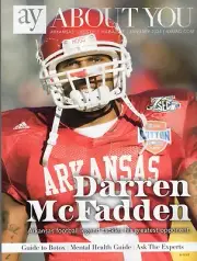 Arkansas Razorbacks Football Darren McFadden AY About You Magazine January 2024
