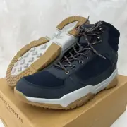 RESERVED FOOTWEAR Men's Navy Lace-Up High-Top Sneaker Hiking Boots Size 9 RF1116
