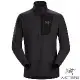 【ARCTERYX 始祖鳥】男 Rho LT Zip Neck 刷毛內層套頭衫/X000005253-27589 黑