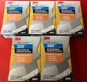 (5) 3M 03070 320 GRIT STAGE 3/4 SANDING SPONGES SAND PUTTY OR PRIMER FAST