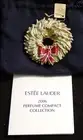 Estee Lauder White Linen Holiday Wreath Solid Perfume Compact NEW!!!