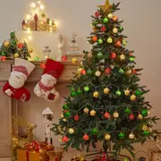 Christmas Tree Ball Lights Indoor Outdoor Christmas Fairy String Lights for Xmas Decorations