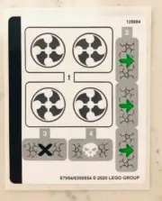 LEGO STICKER SHEET for 71719 Zane's Mino Creature, New & Genuine
