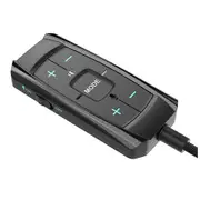 External USB Sound Card 7.1 Channel 3D Audio Adapter 3.5mm Gaming Headsets Earphones Replacement fo black