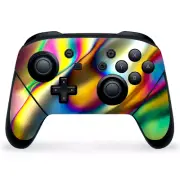 Nintendo Switch Pro Controller Skin Decal Vinyl Wrap - Oil Slick Rainbow Opal